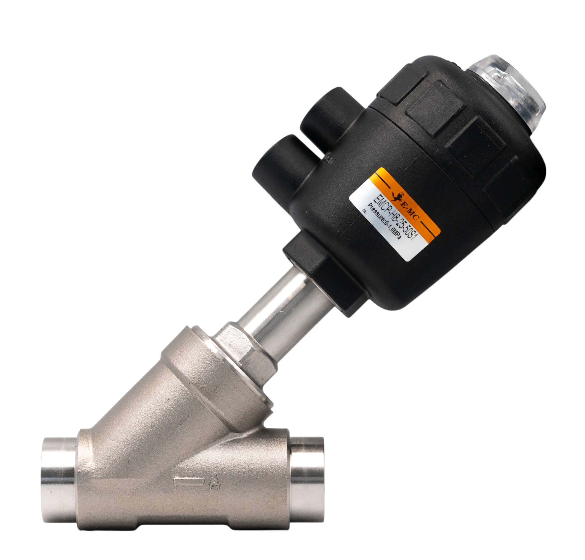 Клапан из нержавеющей стали с полимерным приводом EMCP-H8-40-80S1