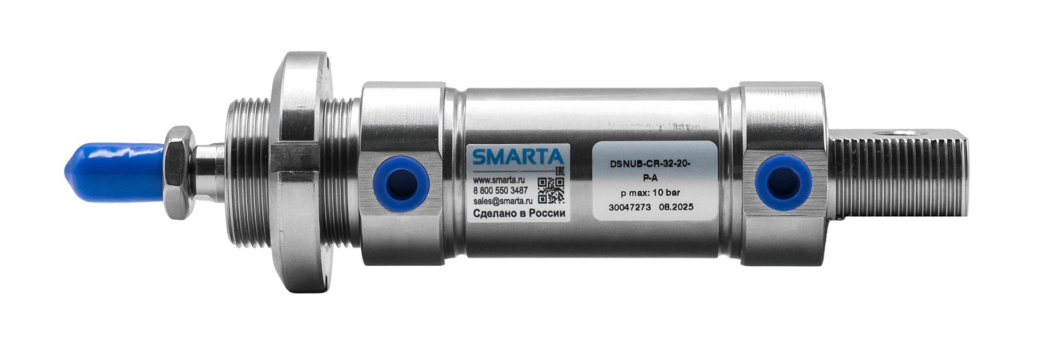 Пневмоцилиндр из нержавеющий стали DSNUB-CR-32-…-P-A