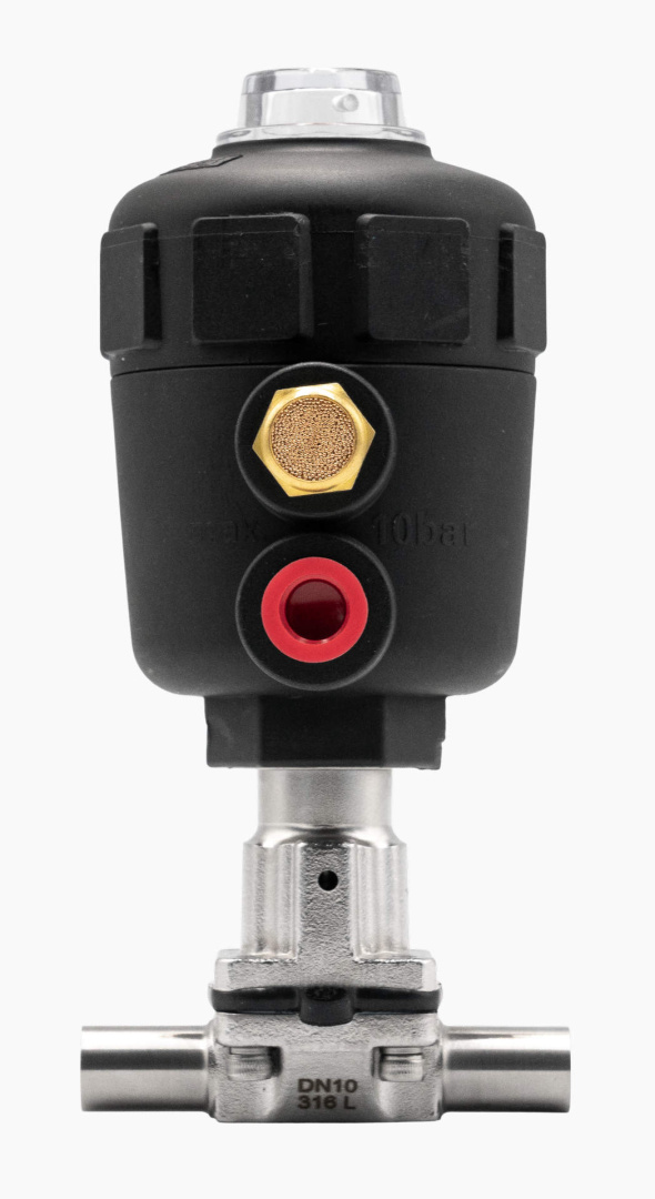 Клапан диафрагмовый VZDCF-40-CC-S-P-PE