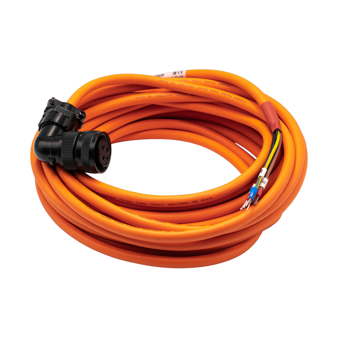 Кабель двигателя силовой NEBR-M32W4B-K-8-Q15-LE4