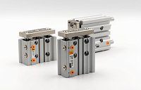 Пневмоцилиндры с направляющими 