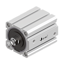 Пневмоцилиндр по ISO 21287 SF63x25-S-M