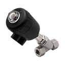 Угловой клапан с пневмоуправлением (пластик) EMCP-15-50S1