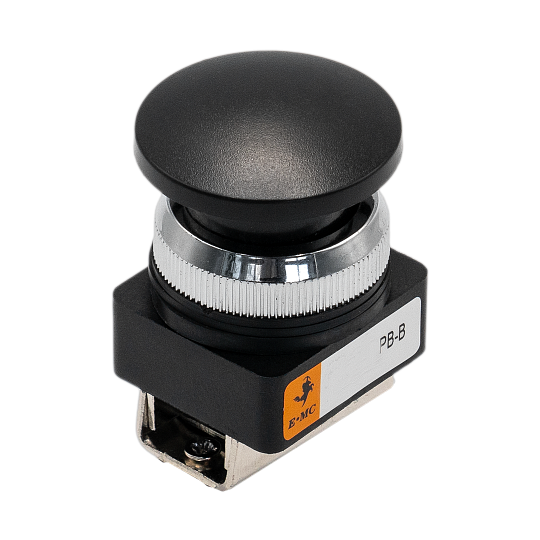 Кнопка грибовидная (чёрная) PB-B