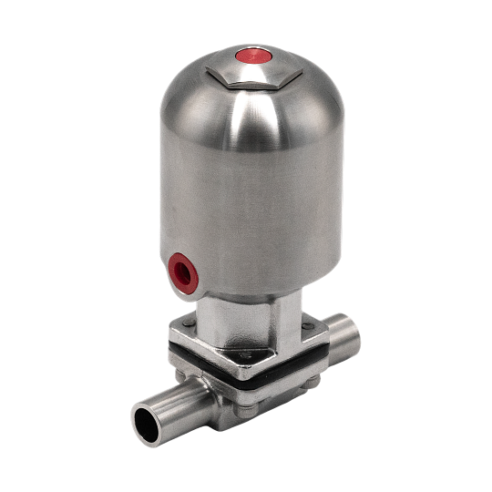 Клапан диафрагмовый VZDCF-25-WW-S-S-PE-NO