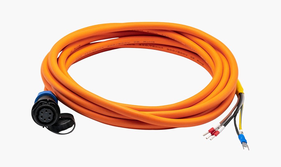 Кабель двигателя силовой NEBR-M24G6-K-26-Q07-LE4