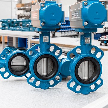 Дисковые поворотные затворы