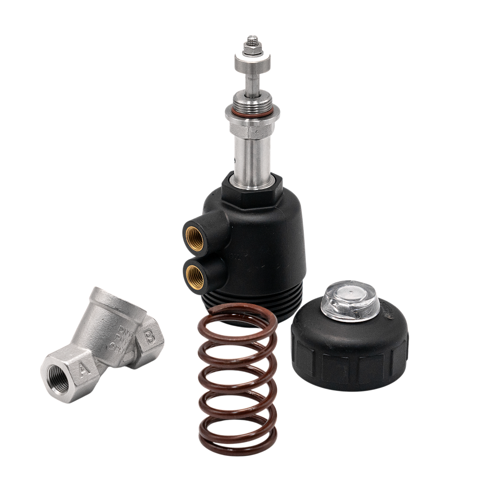 Ремкомплект для углового клапана с пневмоуправлением EMCP-32-80-XLB (FKM+PTFE)